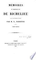 Mémoires du maréchal duc de Richelieu