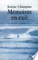 Mémoires en exil