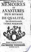 Mémoires et avantures d'un homme de qualité, qui s'est retiré du monde