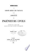 Mémoires et compte-rendu des travaux de la Société des ingénieurs civils