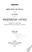Memoires et compte rendu des travaux de la Société des Ingénieurs Civils