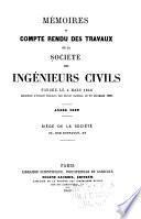 Mémoires et compte-rendu des travaux de la Société des ingénieurs civils