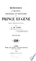 Mémoires et correspondance politique et militaire
