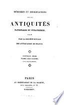 Mémoires et dissertations sur les antiquités nationales et étrangères