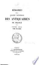 Mémoires et dissertations sur les antiquités nationales et étrangères