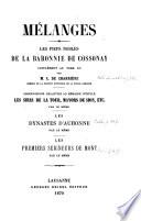 Mémoires et documens