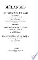 Mémoires et documens