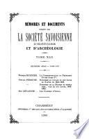Mémoires et documents
