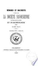 Mémoires et documents