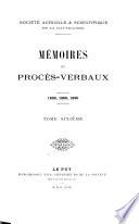 Mémoires et procès-verbaux ...