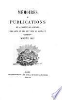 Mémoires et publications de la Société des sciences, des arts et des lettres du Hainaut