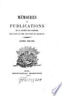Mémoires et publications