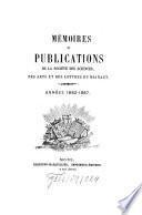 Mémoires et publications