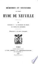 Mémoires et souvenirs du Baron Hyde de Neuville