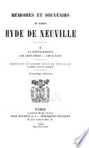 Mémoires et souvenirs du baron Hyde de Neuville ...