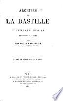 Mémoires historiques et authentiques sur la Bastille