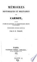 Mémoires historiques et militaires sur Carnot