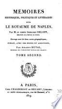 Mémoires historiques
