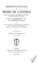 Mémoires-journaux: Journal de Henri III, 1547-1589