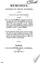 Mémoires, lettres et pièces diverses, publié par Sir James Craufurd, contre M. le duc de Grammont, M. le duc De Guiche ...