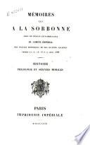 Mémoires lus à la Sorbonne dans les séances extraordinaires du Comité impérial des travaux historiques et des sociétés savantes tenues