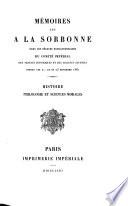 Mémoires lus à la Sorbonne dans les séances extraordinaires du Comité impérial des travaux historiques et des sociétés savants
