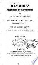 Mémoires politiques et littéraires sur la vie et les ouvrages de Jonathan Swift, doyen de Saint-Patrick