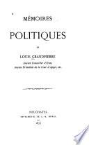Mémoires politiques