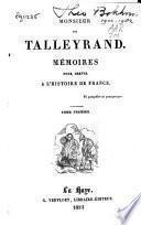 Mémoires pour servir à l'histoire de France