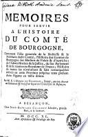 Mémoires pour servir à l'histoire du Comté de Bourgogne