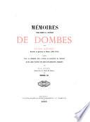 Mémoires pour servir a l ́histoire de Dombes