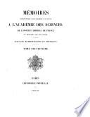 Mémoires présentés par divers savants...