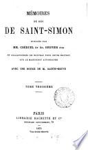 Mémoires, publ. par mm. Chéruel et A. Regnier fils. [With] Table alphabétique rédigée par P. Guérin