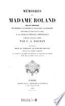 Memoires “de Madame Roland”