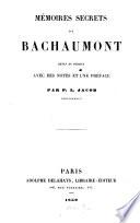 Mémoires secrets de Bachaumont