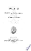 Mémoires - Société archéologique et histoirque de la Charente