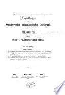 Mémoires suisses de paléontologie