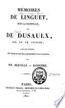 Mémoires sur la Bastille