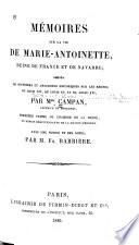 Mémoires sur la vie de Marie-Antoinette
