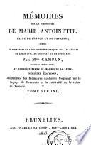 Mémoires sur la vie privée de Marie-Antoinette, reine de France et de Navarre