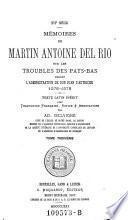 Mémoires sur les troubles des Pays-Bas durant l'administration de Don Juan d'Autriche, 1576-1578