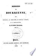Mémoires sur Napoléon, le Directoire, le Consulat, l'Empire et la Restauration