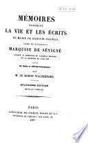 Mémoires touchant la vie et les Ecrita de la Marquise de Sévigné
