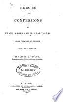 Memoirs and Confessions of Francis Volkmar Reinhard
