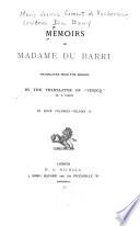 Memoirs of Madame Du Barry