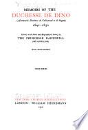 Memoirs of the Duchesse de Dino