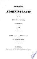 Memoriael van administratie der provincie Antwerpen