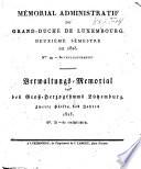 Mémorial administratif du Grand-Duché de Luxembourg