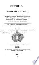 Mémorial de l'officier du genie