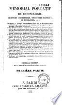 Mémorial portatif de chronologie, d'histoire industrielle, d'économie politique, de biographie, etc,...
